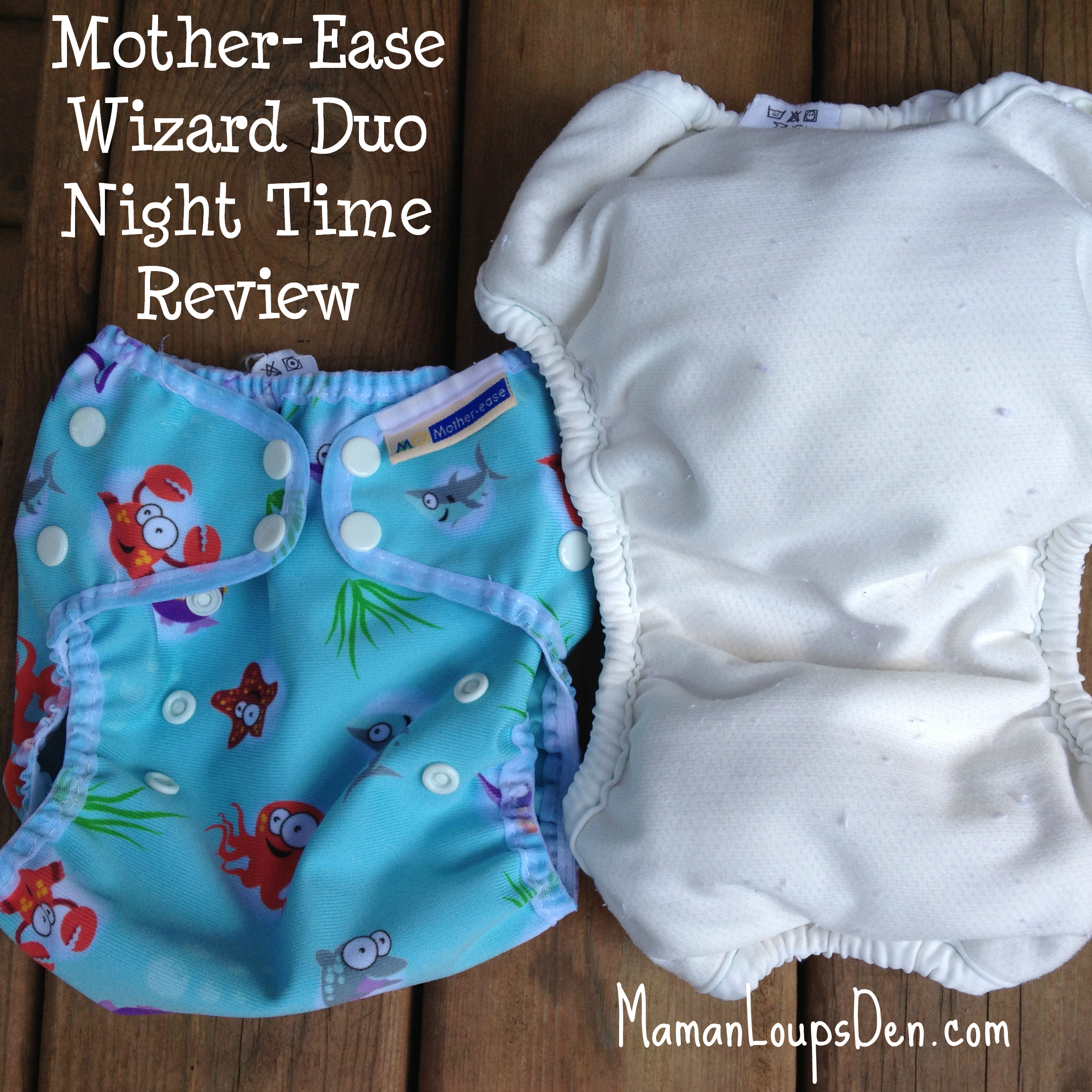 Mother-Ease Wizard Duo Overnight Diaper System Review